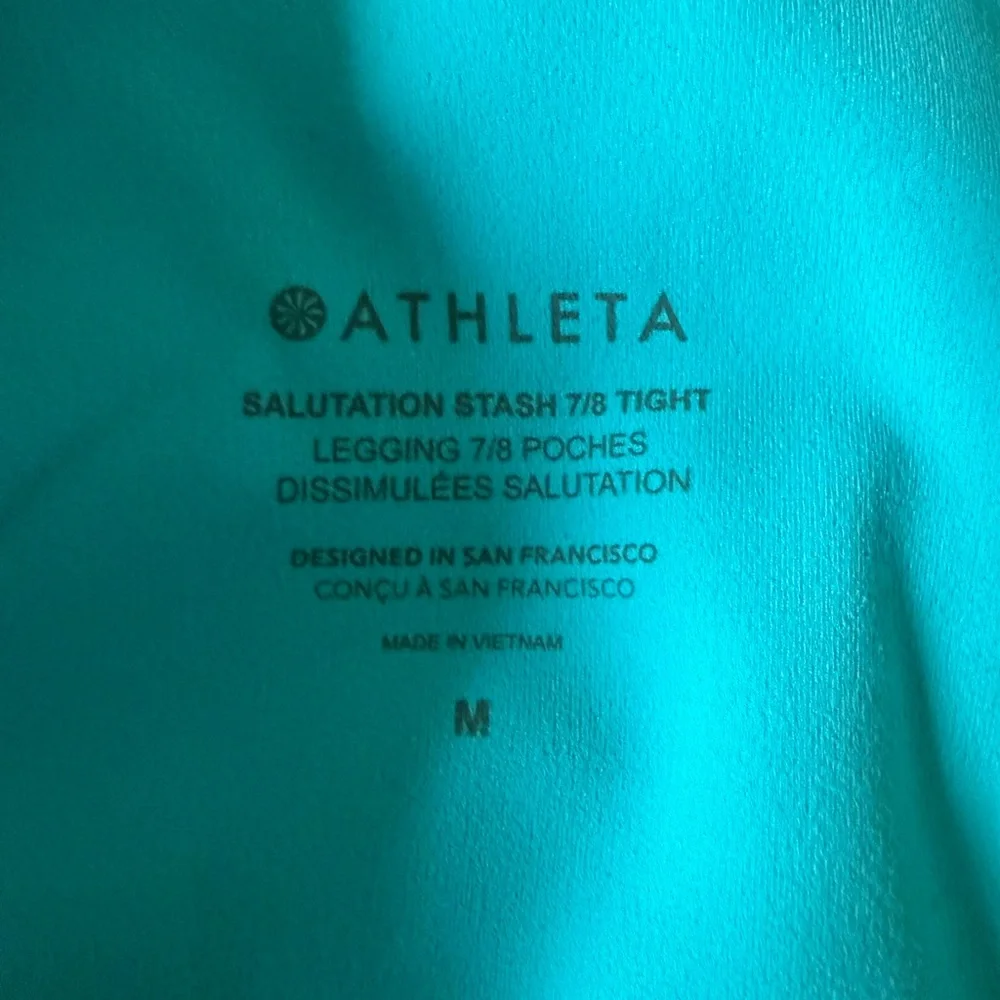 Athleta Salutation Stash 7/8 Leggings - Picture 2 of 4